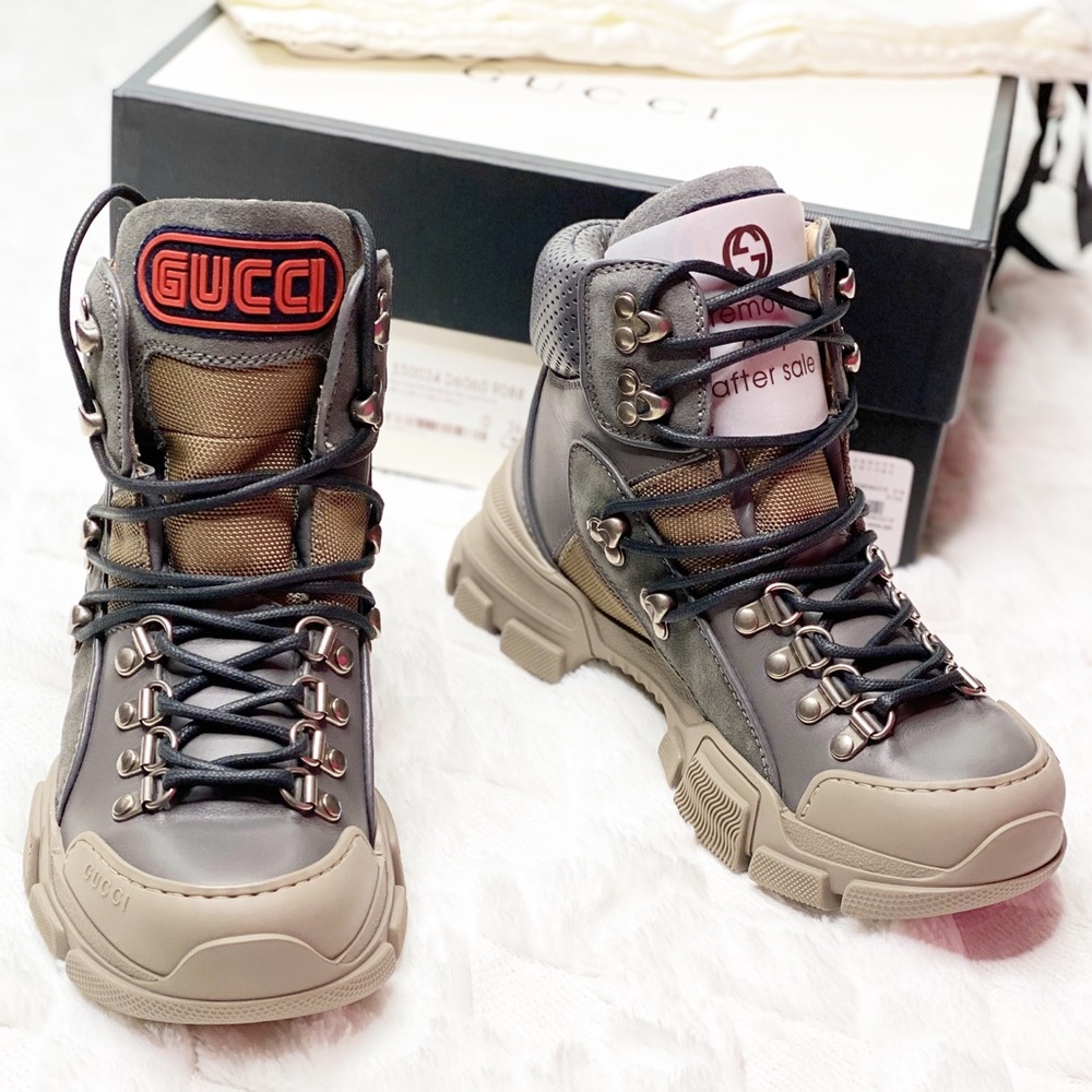 GUCCI Flashtrek high-top Hiking Boot - NEW in box - Picture 1 of 8
